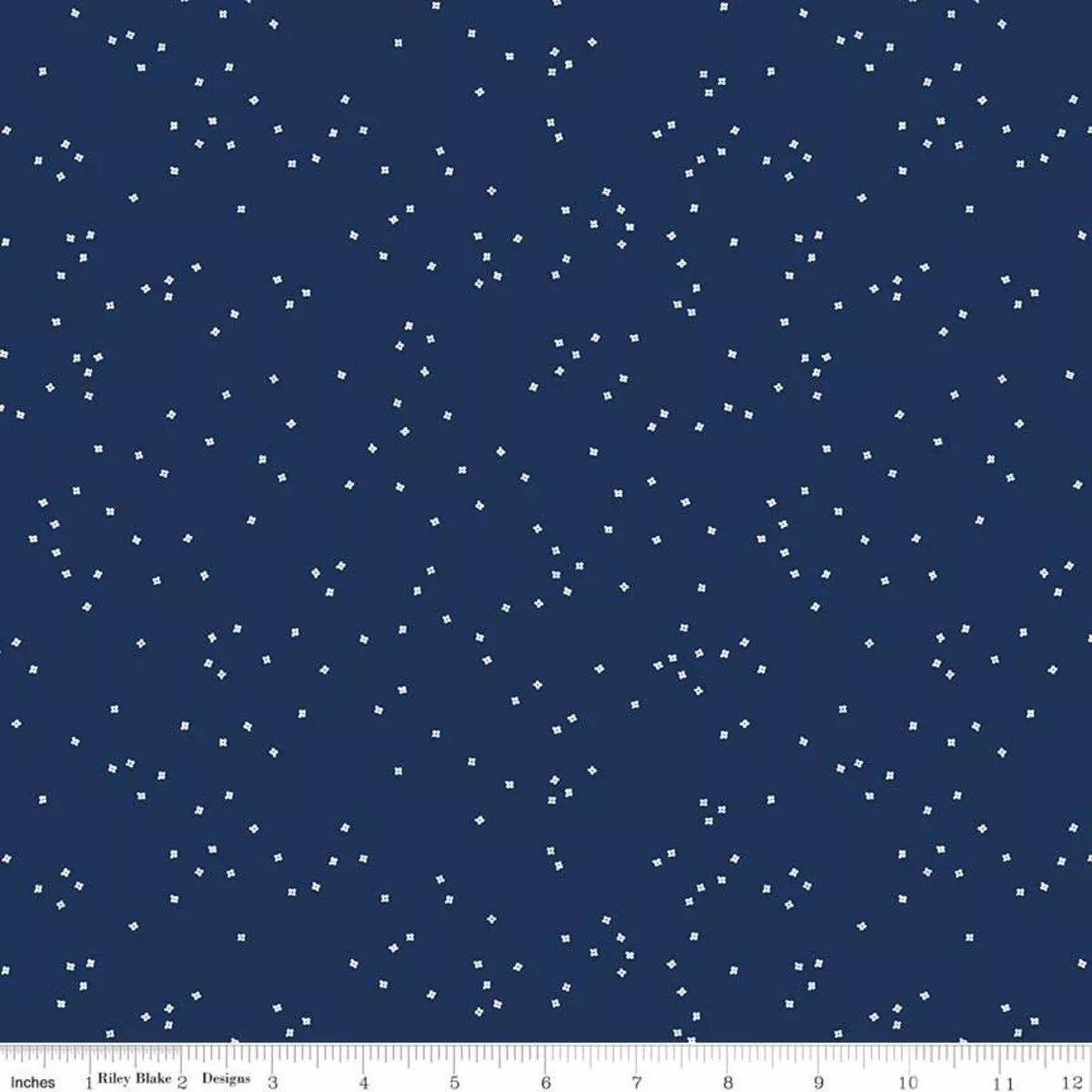 Blossom Navy Fabric Yardage