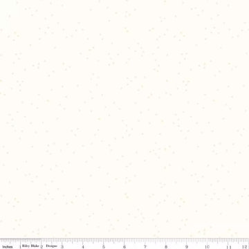 Blossom Tone-on-Tone Cream Fabric Yardage