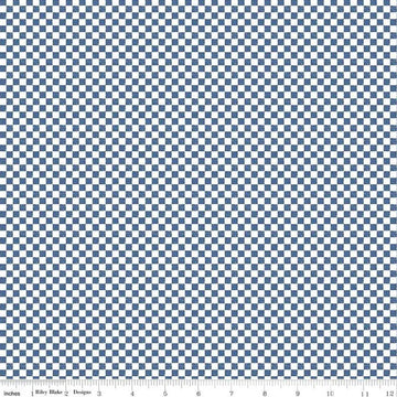 Check Please Denim Yardage - quilting supply from Quilted Joy