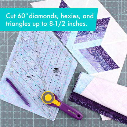 Creative Grids Quilt Ruler 60 Degree Diamond