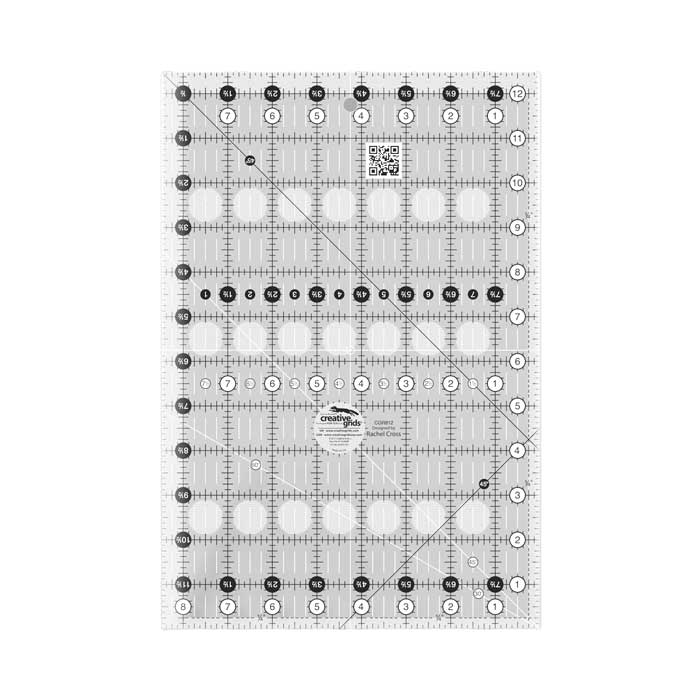 Creative Grids Quilt Ruler 8-1/2in x 12-1/2in