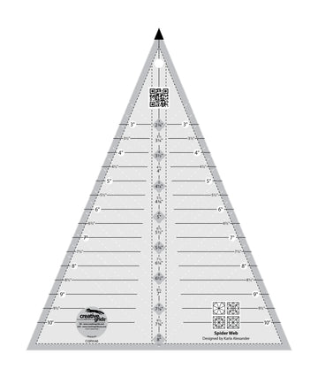 Creative Grids Quilt Ruler Spider Web