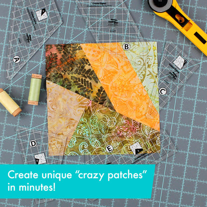 Creative Grids Quilt Ruler Crazier Eights Templates