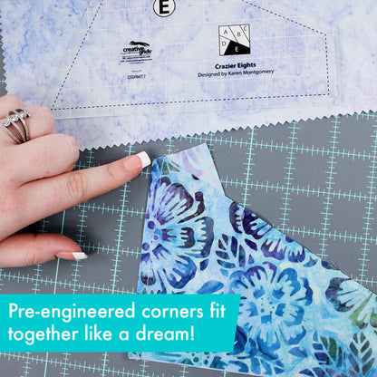 Creative Grids Quilt Ruler Crazier Eights Templates