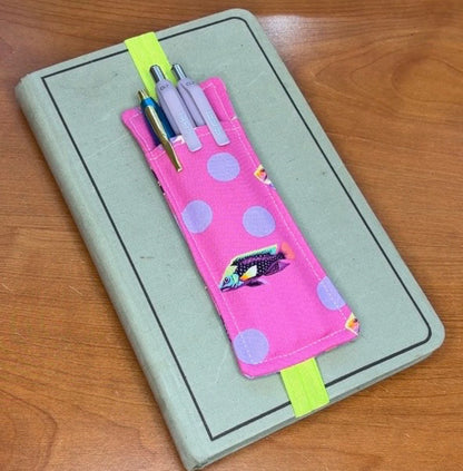 Bookmark Pen Holder Pattern cover art for sewists