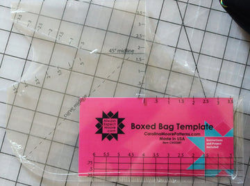 Boxed Bag Template - quilting supply from Quilted Joy