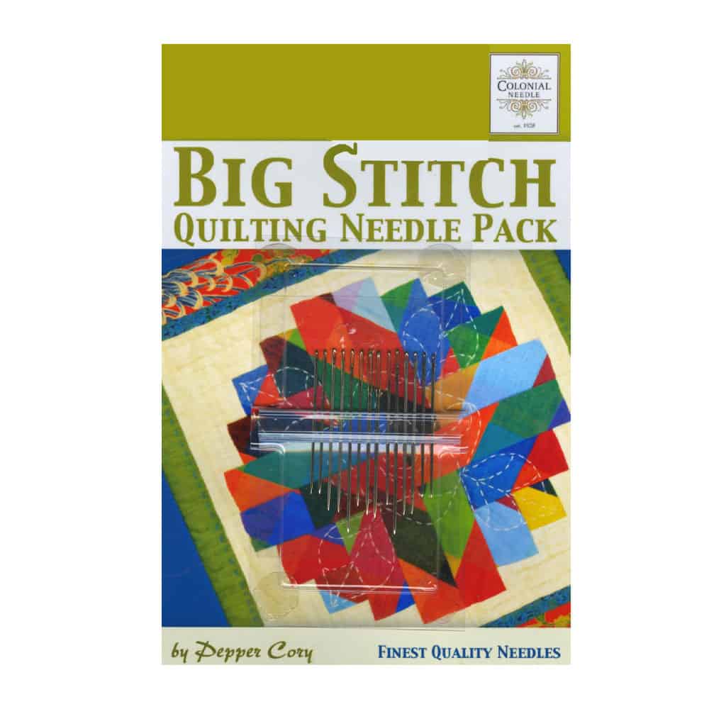 Big Stitch Quilting Needle Pack by Pepper Cory