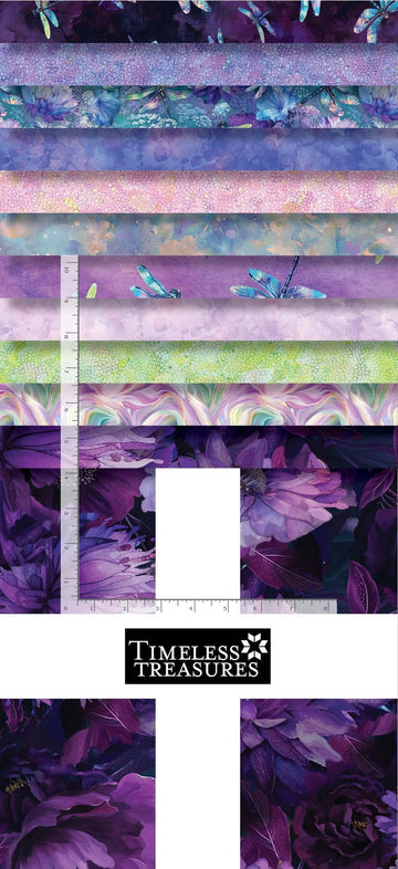 Dragonfly Mist 10" Squares