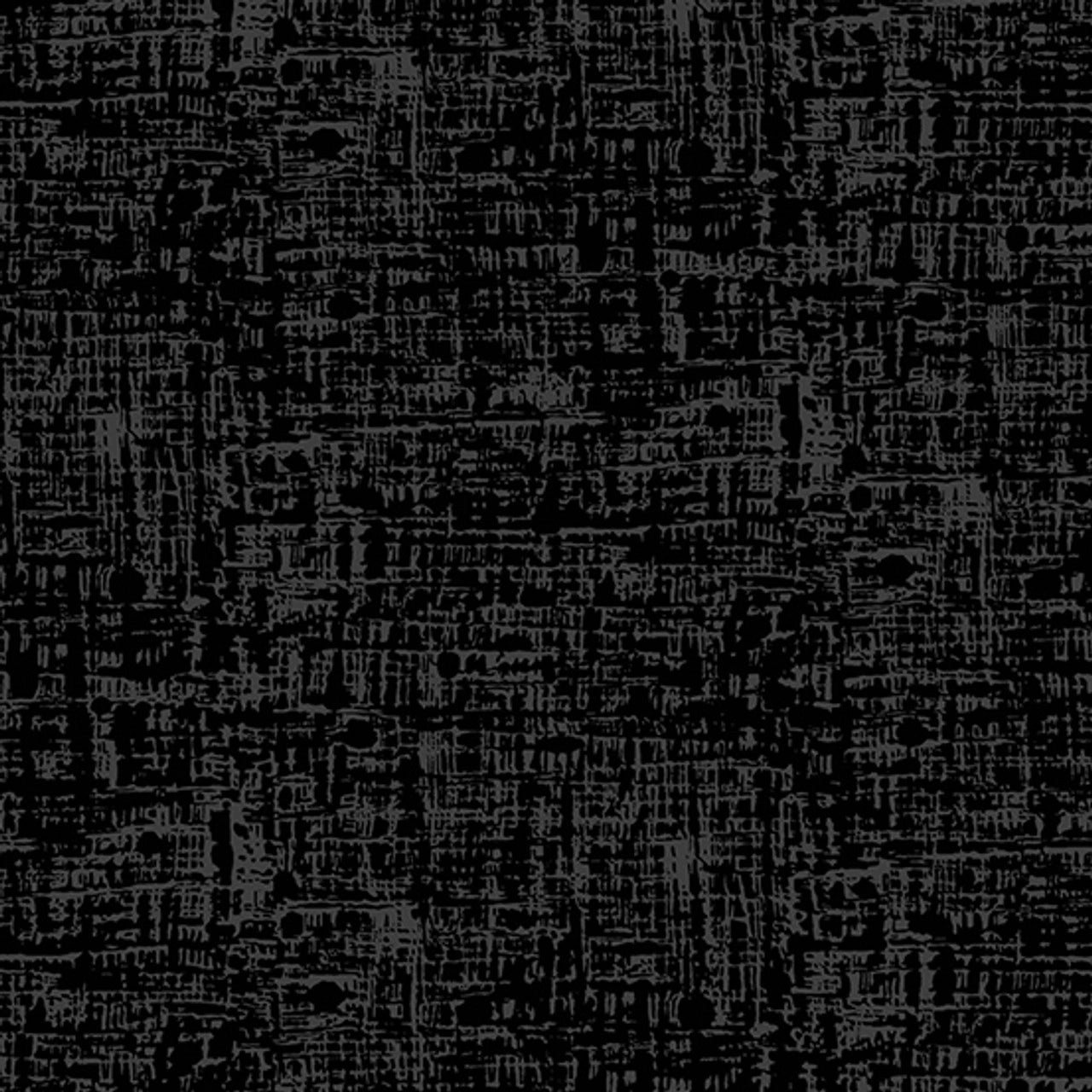 Century Black on Black Weave Texture Yardage