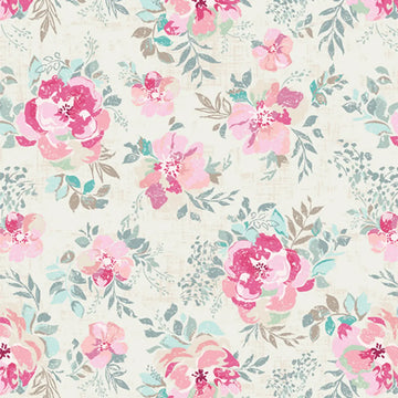 Romantica Cream Ornamental Grace Fabric Yardage