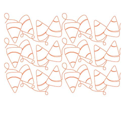 Candy Corn Pantograph Digital File