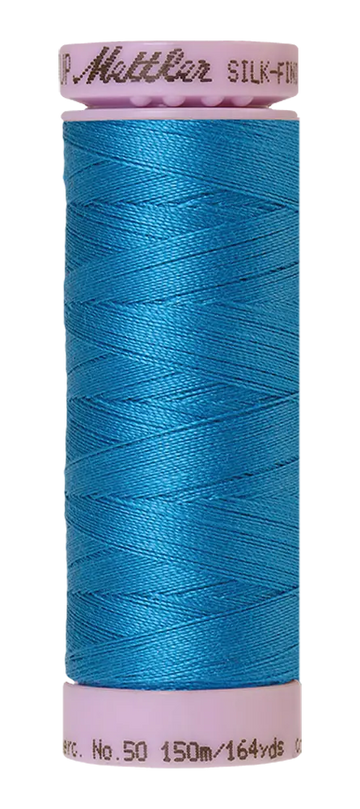 Mettler Cotton Silk Finish 50wt 150m Caribbean Sea