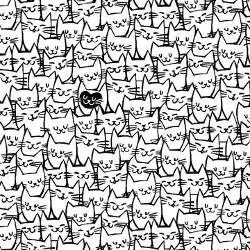 Cat Happy 108" Quilt Back, available at Quilted Joy