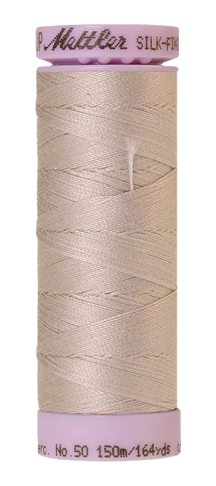 Mettler Cotton Silk Finish 50wt 150m Cloud Gray