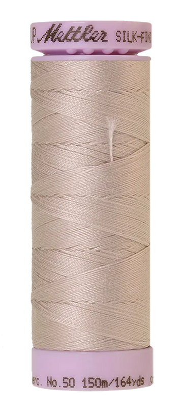Mettler Cotton Silk Finish 50wt 150m Cloud Gray