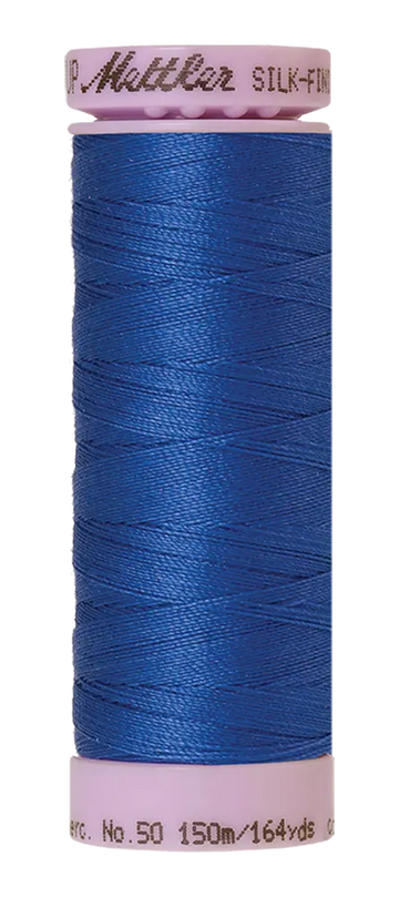 Mettler Cotton Silk Finish 50wt 150m Cobalt Blue