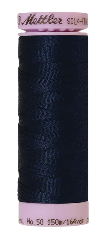 Mettler Cotton Silk Finish 50wt 150m Concord - quilting supply from Quilted Joy