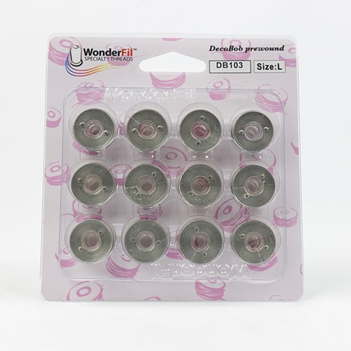 DecoBob Bobbins Prewound - 103 Grey