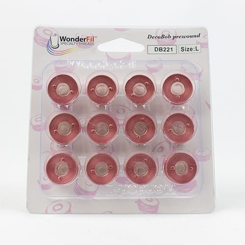 DecoBob Bobbins Prewound - 221 Dusty Rose