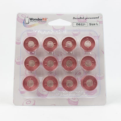 DecoBob Bobbins Prewound - 221 Dusty Rose