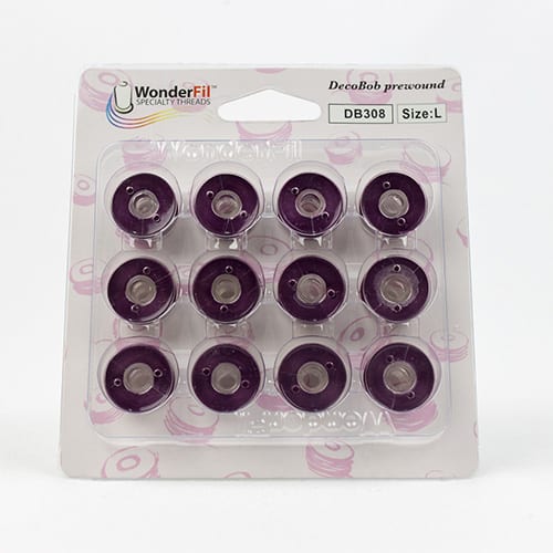 DecoBob Bobbins Prewound - 308 Soft Purple