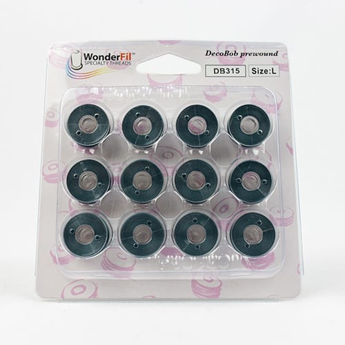 DecoBob Bobbins Prewound - 315 Metal Blue