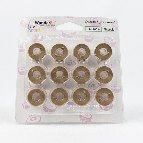 DecoBob Bobbins Prewound - 414 Soft Tan