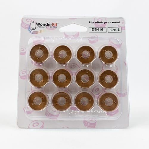 DecoBob Bobbins Prewound - 416 Dark Copper