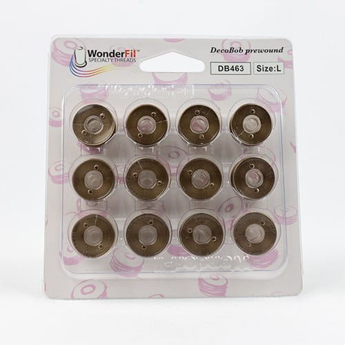 DecoBob Bobbins Prewound - 463 Dark Tan