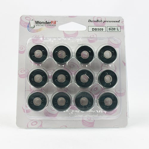 DecoBob Bobbins Prewound - 509 Dark Green