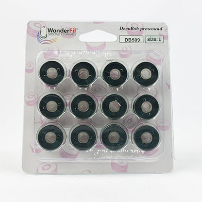 DecoBob Bobbins Prewound - 509 Dark Green