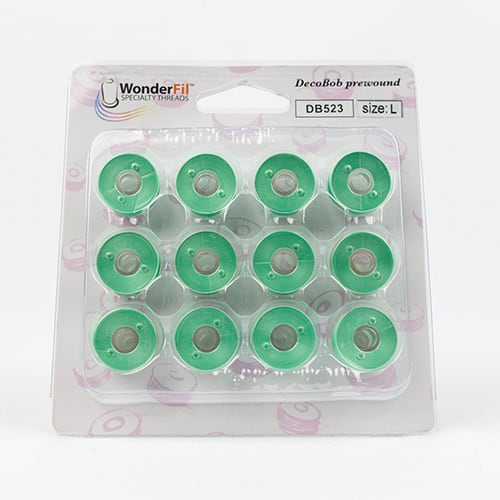 DecoBob Bobbins Prewound - 523 Mint Green