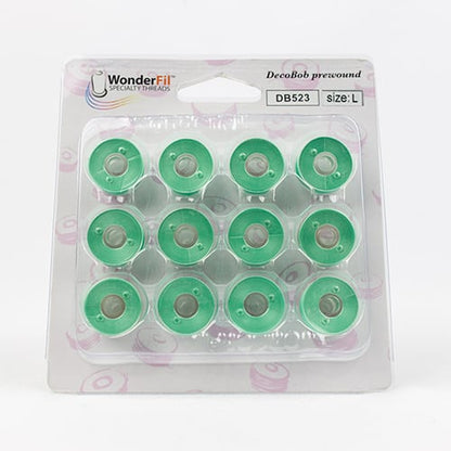 DecoBob Bobbins Prewound - 523 Mint Green