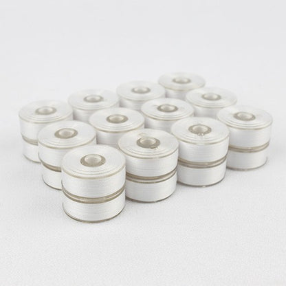 DecoBob Bobbins Prewound - 104 White