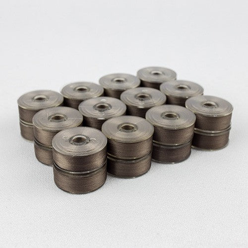 DecoBob Bobbins Prewound - 114 Brown/Grey