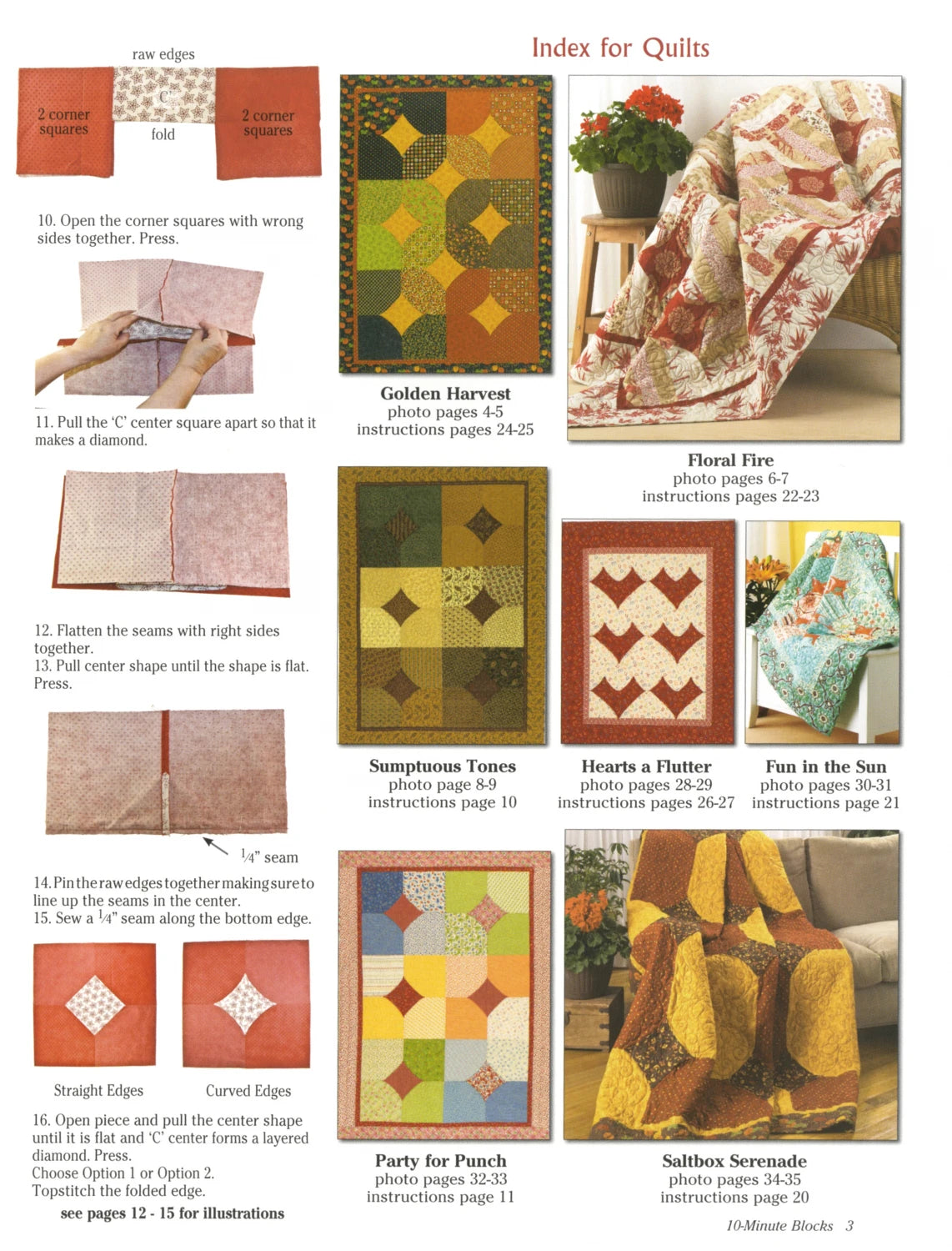 10 Minute Blocks - image 3 - quilting supply from Quilted Joy