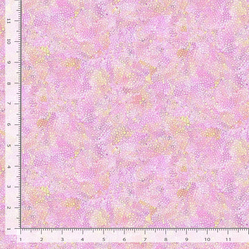 Dragonfly Illusion Pink Bubble Texture Fabric Yardage