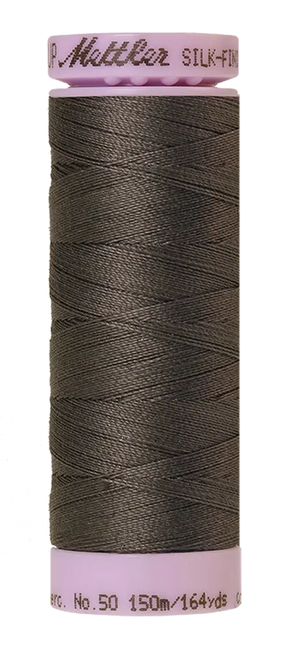 Mettler Cotton Silk Finish 50wt Dark Charcoal