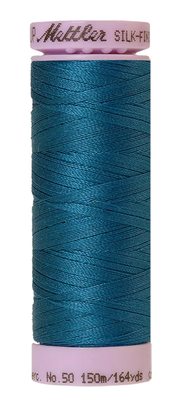 Mettler Cotton Silk Finish 50wt 150m Dark Turquoise