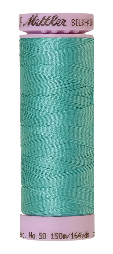 Mettler Cotton Silk Finish 50wt 150m Deep Aqua