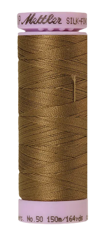 Mettler Cotton Silk Finish 50wt 150m Dormouse - quilting supply from Quilted Joy