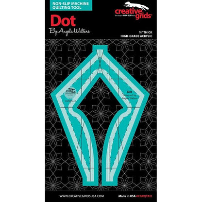 image of Dot Machine Quilting Ruler front packaging