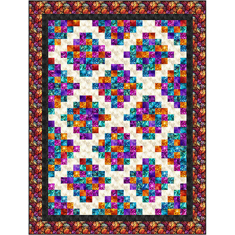 Dreamweaver Popcorn quilt kit presale fabric bundle and pattern