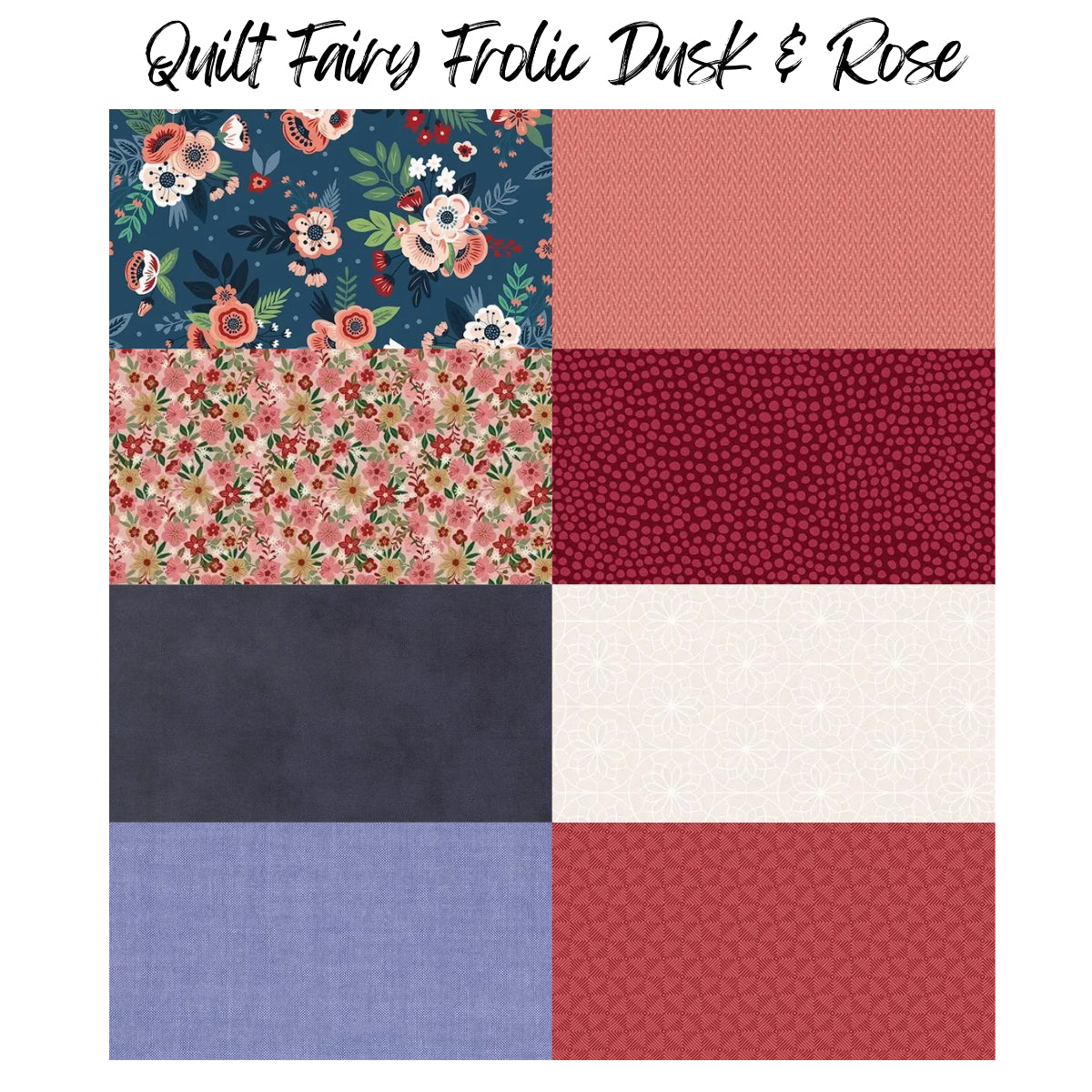 Quilt Fairy Frolic Dusk and Roses quilt kit with fabric and pattern