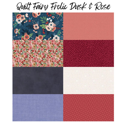 Quilt Fairy Frolic Dusk and Roses quilt kit with fabric and pattern