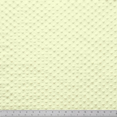 Minky Dots Lemon 60" Wide Quilt Backing Fabric