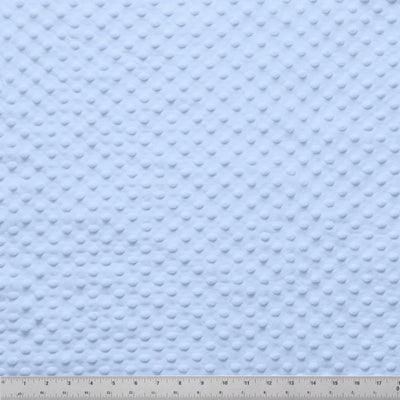 Minky Dots Light Blue 60" Wide Quilt Backing Fabric