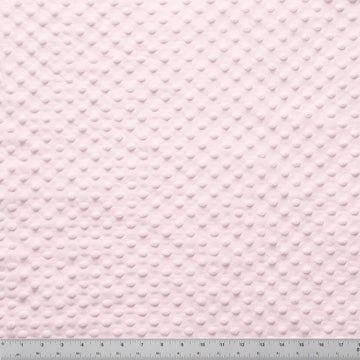 Minky Dots Light Pink 60" Wide Quilt Backing Fabric - wide quilt backing fabric for longarm quilting