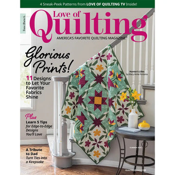 Autographed Love of Quilting Magazine Summer 2025