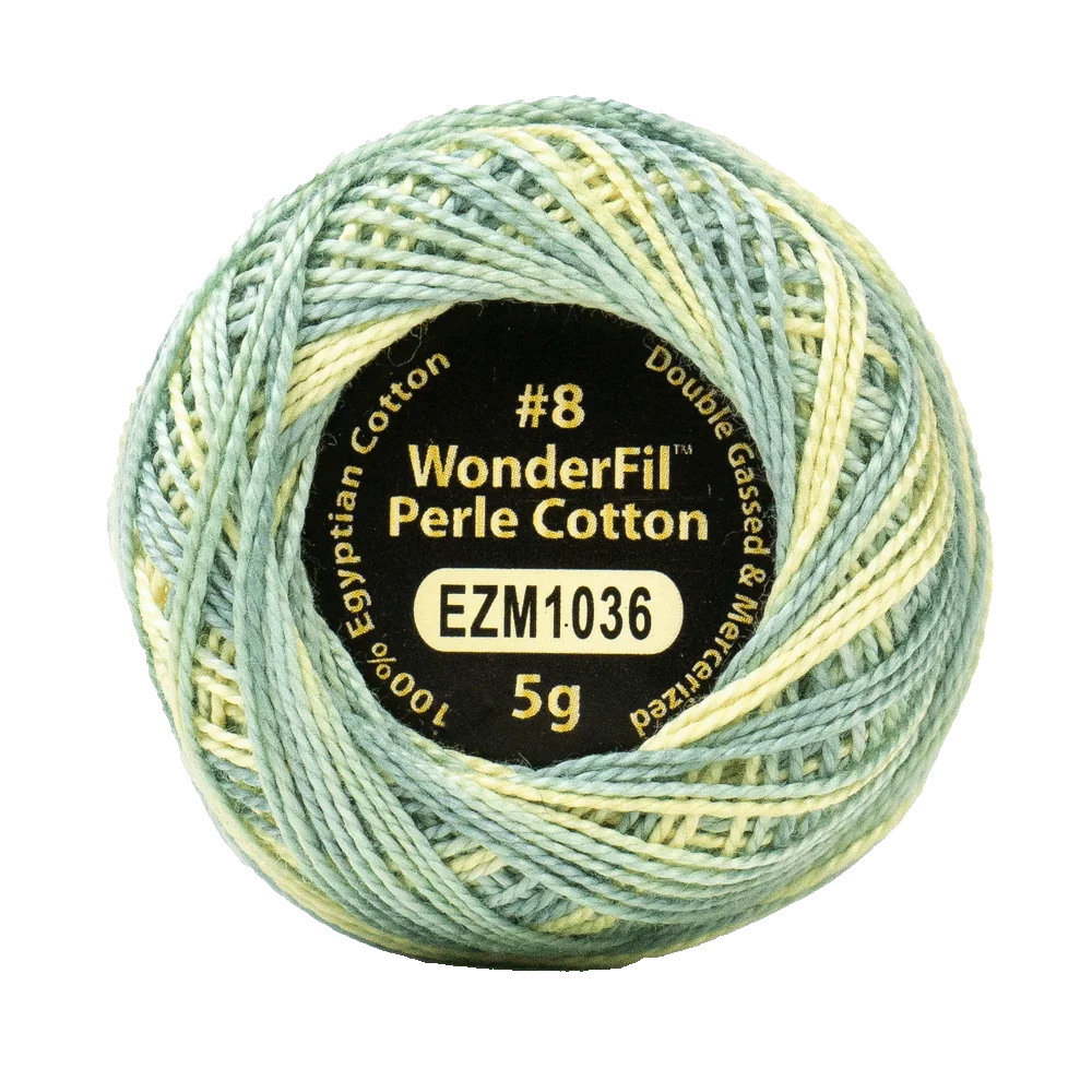 Wonderfil Eleganza Variegated Perle Cotton Pastel Landscape 1036